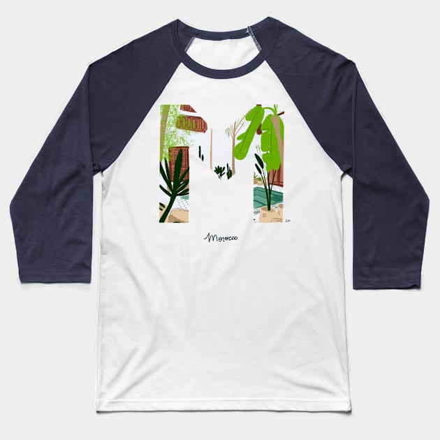 Bucket list destination - Morocco Baseball T-Shirt by gabbadelgado